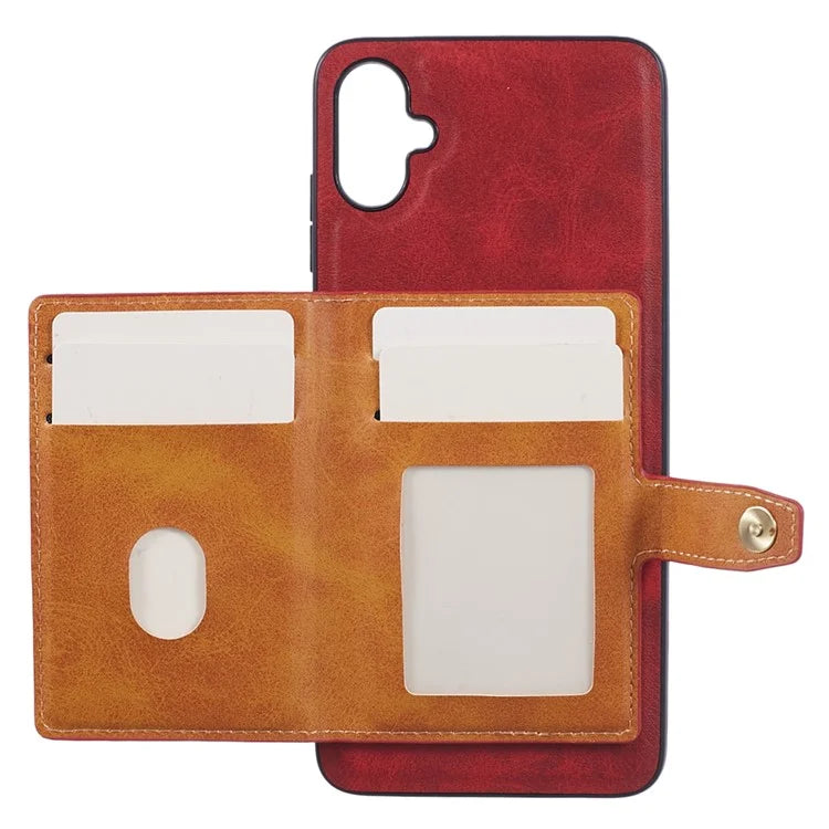 For Samsung Galaxy A05 4G Case Kickstand Phone Cover with Card Holder