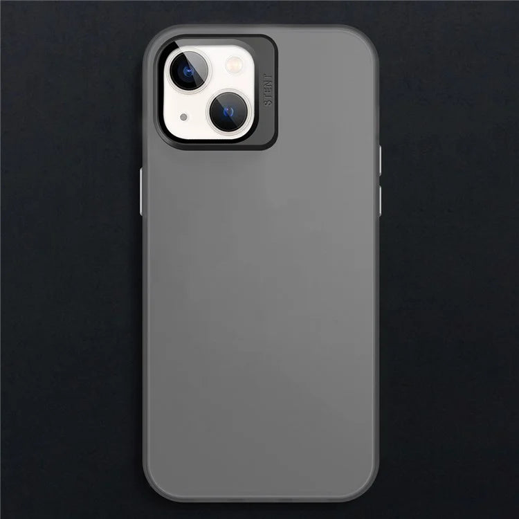 For iPhone 13 Case Lens Film Kickstand Matte Phone Cover