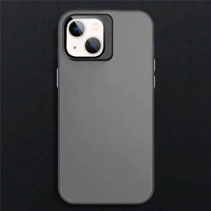 For iPhone 13 Case Lens Film Kickstand Matte Phone Cover