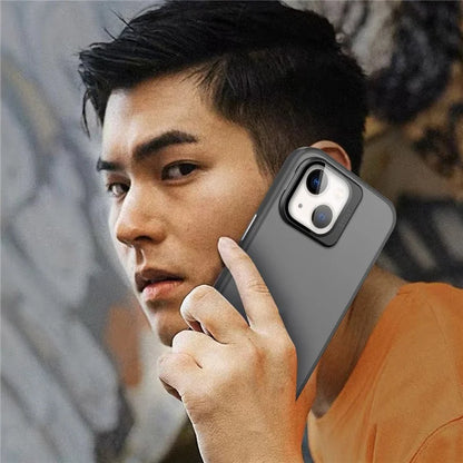 For iPhone 13 Case Lens Film Kickstand Matte Phone Cover