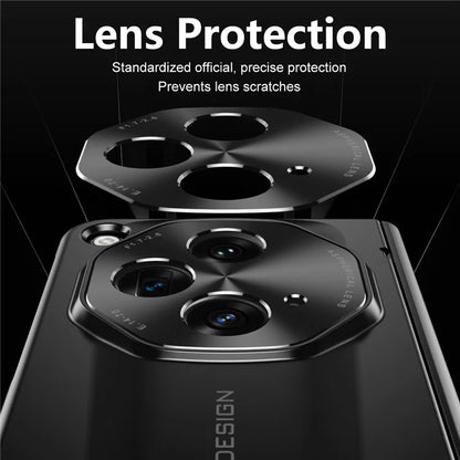 For OnePlus Open Phone Case Tempered Glass Film Hinge Protection Hard PC Cover