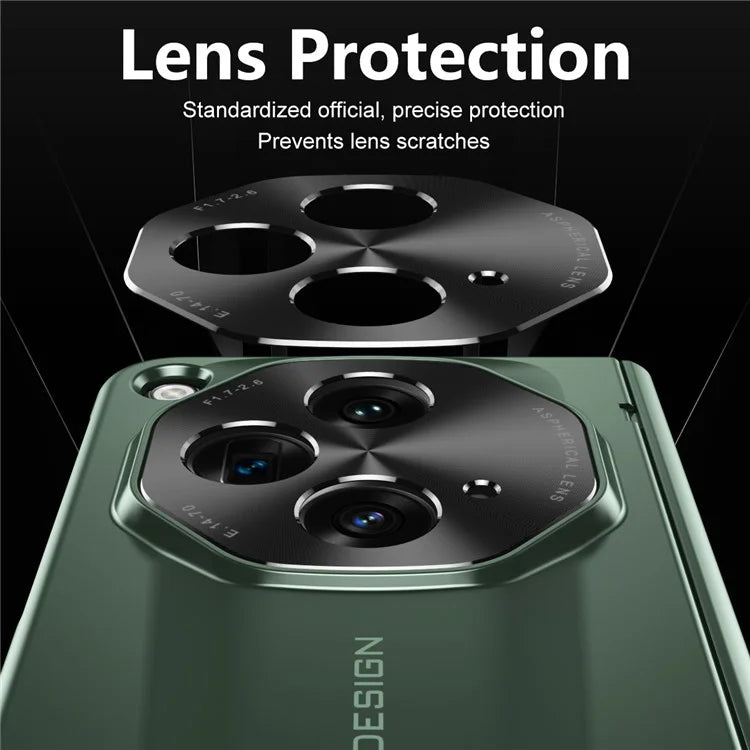 For OnePlus Open Phone Case Tempered Glass Film Hinge Protection Hard PC Cover
