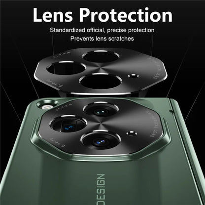 For OnePlus Open Phone Case Tempered Glass Film Hinge Protection Hard PC Cover
