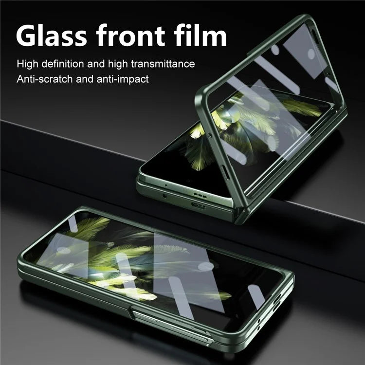 For OnePlus Open Phone Case Tempered Glass Film Hinge Protection Hard PC Cover