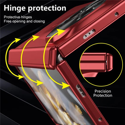 For OnePlus Open Phone Case Tempered Glass Film Hinge Protection Hard PC Cover