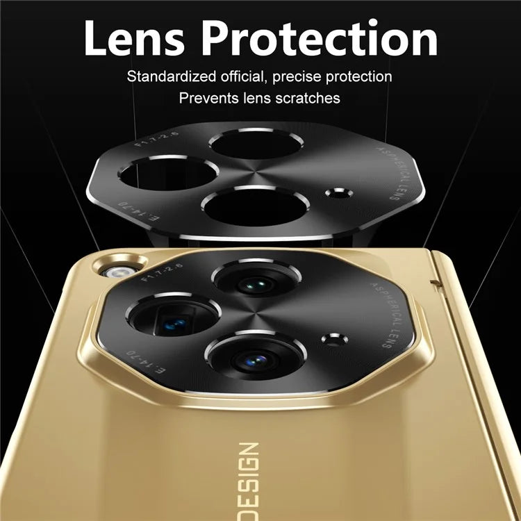 For OnePlus Open Phone Case Tempered Glass Film Hinge Protection Hard PC Cover