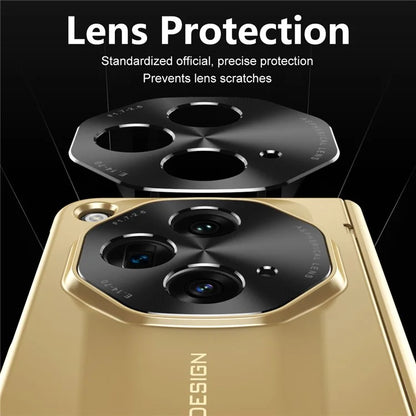 For OnePlus Open Phone Case Tempered Glass Film Hinge Protection Hard PC Cover
