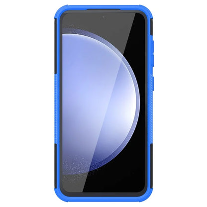 For Samsung Galaxy S23 FE Case Cool Tyre Pattern PC+TPU Kickstand Cover
