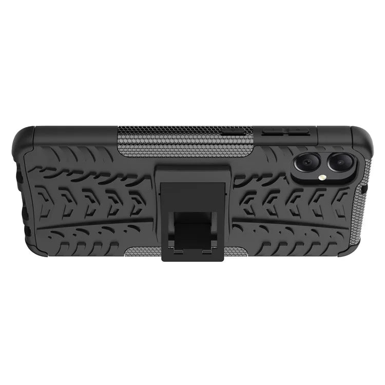 For Samsung Galaxy A05 4G Case Tyre Pattern Design Kickstand Phone Cover