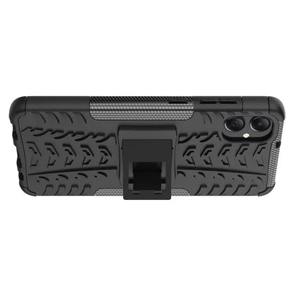 For Samsung Galaxy A05 4G Case Tyre Pattern Design Kickstand Phone Cover