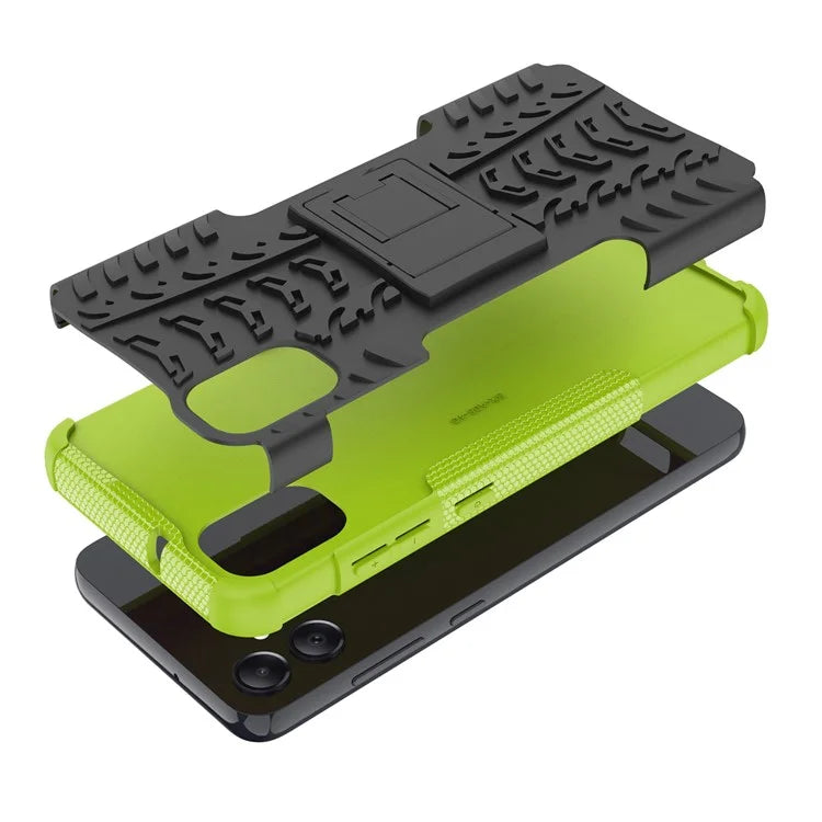 For Samsung Galaxy A05 4G Case Tyre Pattern Design Kickstand Phone Cover