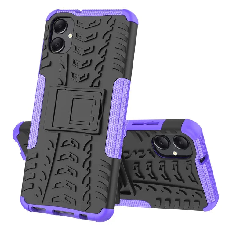 For Samsung Galaxy A05 4G Case Tyre Pattern Design Kickstand Phone Cover