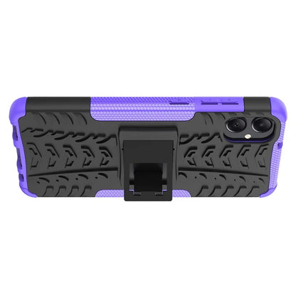 For Samsung Galaxy A05 4G Case Tyre Pattern Design Kickstand Phone Cover