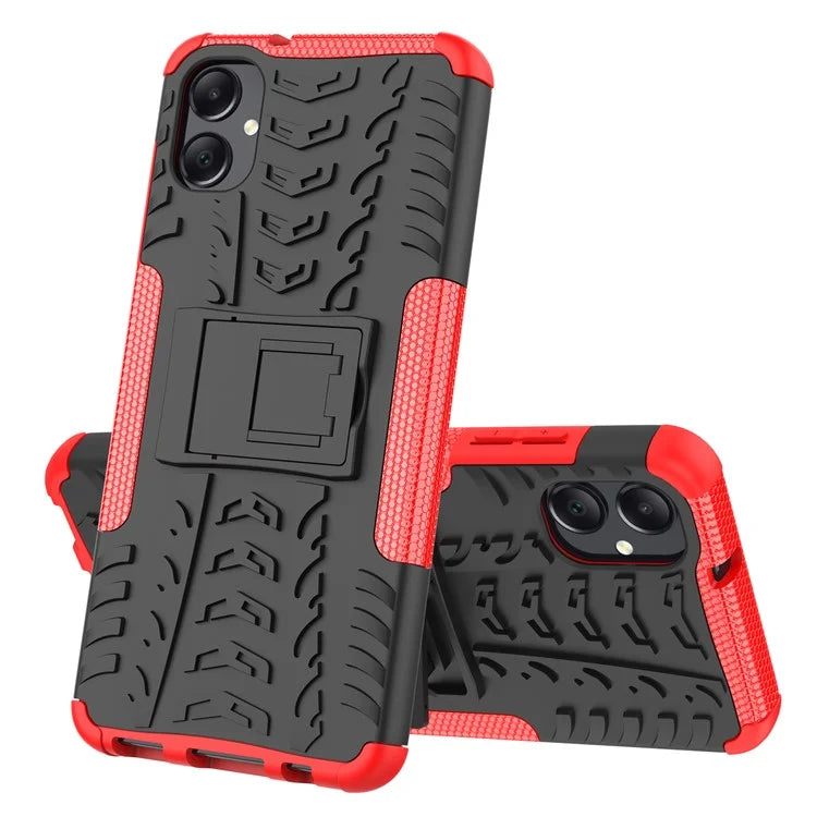 For Samsung Galaxy A05 4G Case Tyre Pattern Design Kickstand Phone Cover