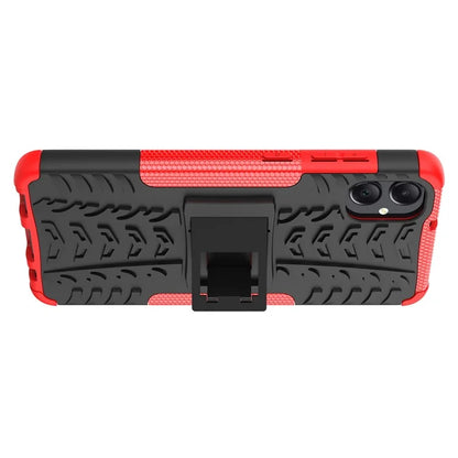 For Samsung Galaxy A05 4G Case Tyre Pattern Design Kickstand Phone Cover