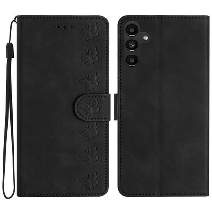For Samsung Galaxy A15 5G Case Imprinted Butterfly Wallet PU Leather Phone Stand Cover