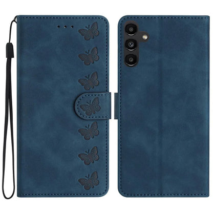 For Samsung Galaxy A15 5G Case Imprinted Butterfly Wallet PU Leather Phone Stand Cover