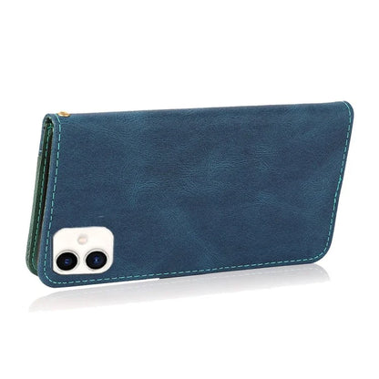 For Samsung Galaxy A05 4G Case Wallet PU Leather Color Splicing Phone Cover