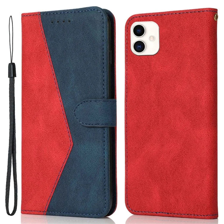For Samsung Galaxy A05 4G Case Wallet PU Leather Color Splicing Phone Cover