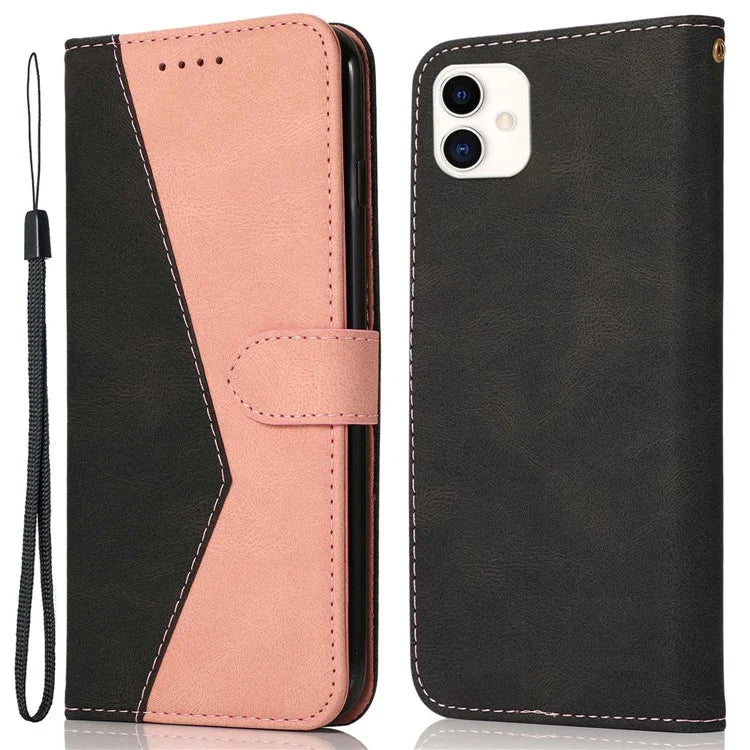 For Samsung Galaxy A05 4G Case Wallet PU Leather Color Splicing Phone Cover