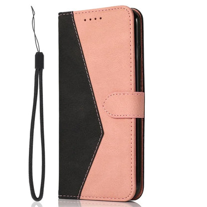 For Samsung Galaxy A05 4G Case Wallet PU Leather Color Splicing Phone Cover