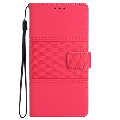 For Samsung Galaxy A05 4G Case Anti-fall Imprinted Rhombus Wallet Stand Phone Cover