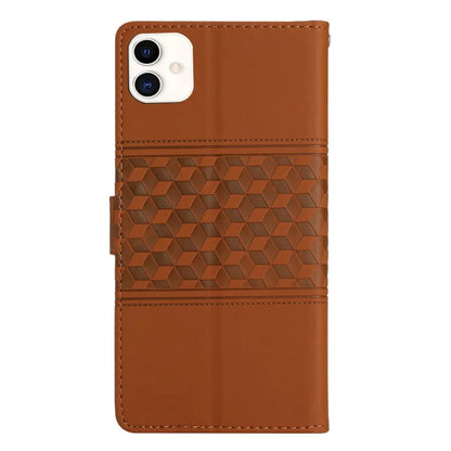 For Samsung Galaxy A05 4G Case Anti-fall Imprinted Rhombus Wallet Stand Phone Cover