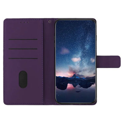 For Samsung Galaxy A05 4G Case Anti-fall Imprinted Rhombus Wallet Stand Phone Cover