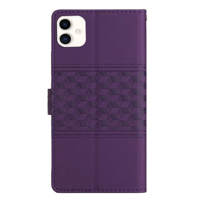 For Samsung Galaxy A05 4G Case Anti-fall Imprinted Rhombus Wallet Stand Phone Cover