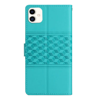For Samsung Galaxy A05 4G Case Anti-fall Imprinted Rhombus Wallet Stand Phone Cover