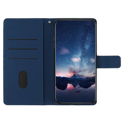 For Samsung Galaxy A05 4G Case Anti-fall Imprinted Rhombus Wallet Stand Phone Cover