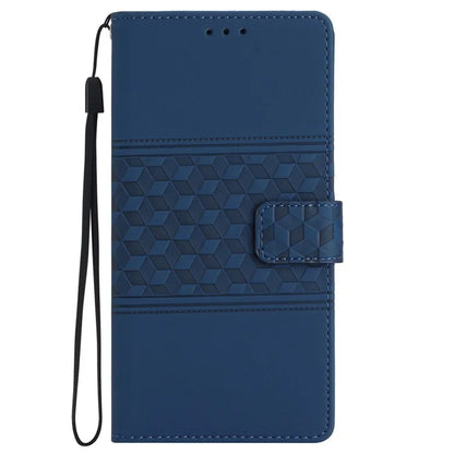 For Samsung Galaxy A05 4G Case Anti-fall Imprinted Rhombus Wallet Stand Phone Cover