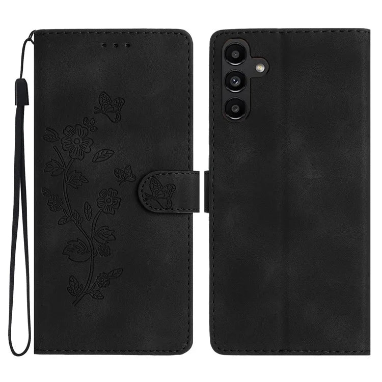 For Samsung Galaxy A05s 4G Case Magnetic PU Leather Imprinted Wallet Phone Protector