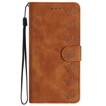 For Samsung Galaxy A05 4G Case Imprinted Butterfly PU Leather Smart Phone Wallet Cover