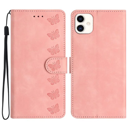 For Samsung Galaxy A05 4G Case Imprinted Butterfly PU Leather Smart Phone Wallet Cover