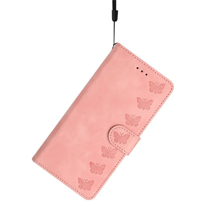 For Samsung Galaxy A05 4G Case Imprinted Butterfly PU Leather Smart Phone Wallet Cover