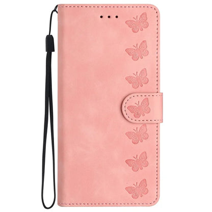 For Samsung Galaxy A05 4G Case Imprinted Butterfly PU Leather Smart Phone Wallet Cover