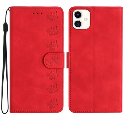 For Samsung Galaxy A05 4G Case Imprinted Butterfly PU Leather Smart Phone Wallet Cover