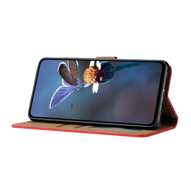 For Samsung Galaxy A05 4G Case Imprinted Butterfly PU Leather Smart Phone Wallet Cover