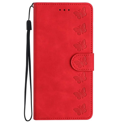 For Samsung Galaxy A05 4G Case Imprinted Butterfly PU Leather Smart Phone Wallet Cover