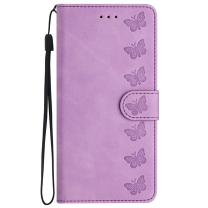 For Samsung Galaxy A05 4G Case Imprinted Butterfly PU Leather Smart Phone Wallet Cover