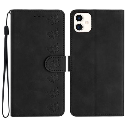 For Samsung Galaxy A05 4G Case Imprinted Butterfly PU Leather Smart Phone Wallet Cover
