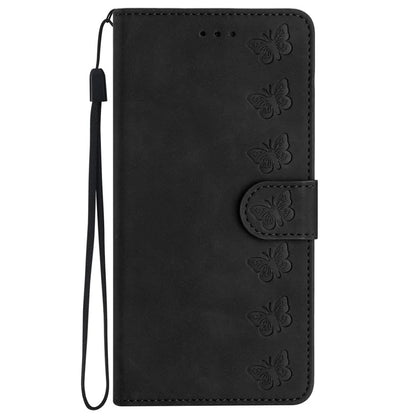 For Samsung Galaxy A05 4G Case Imprinted Butterfly PU Leather Smart Phone Wallet Cover
