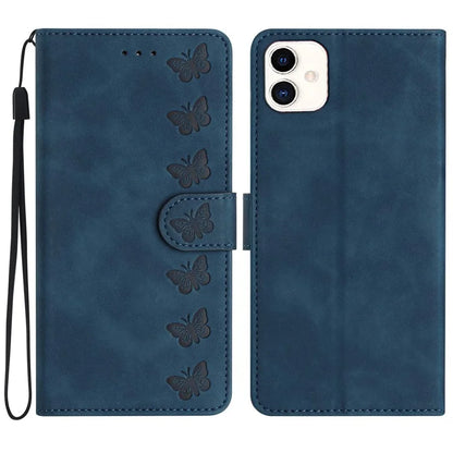 For Samsung Galaxy A05 4G Case Imprinted Butterfly PU Leather Smart Phone Wallet Cover