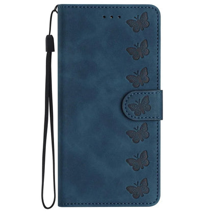 For Samsung Galaxy A05 4G Case Imprinted Butterfly PU Leather Smart Phone Wallet Cover