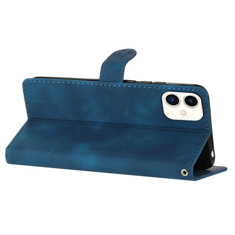For Samsung Galaxy A05 4G Case Anti-drop Imprinted Flower Magnetic Leather Wallet Cell Phone Cover