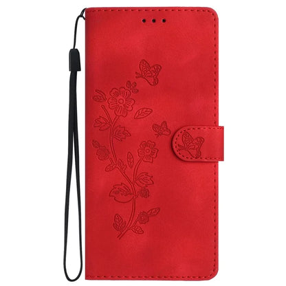 For Samsung Galaxy A05 4G Case Anti-drop Imprinted Flower Magnetic Leather Wallet Cell Phone Cover