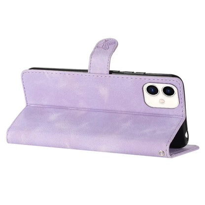 For Samsung Galaxy A05 4G Case Anti-drop Imprinted Flower Magnetic Leather Wallet Cell Phone Cover