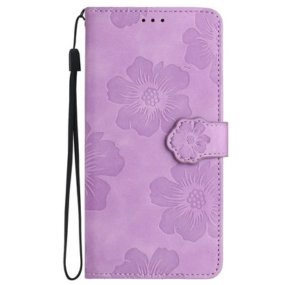 For Samsung Galaxy A05s 4G PU Leather Wallet Phone Cover Flowers Imprinted Flip Stand Phone Case