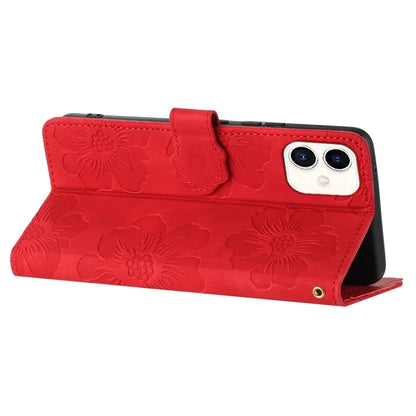 For Samsung Galaxy A05s 4G PU Leather Wallet Phone Cover Flowers Imprinted Flip Stand Phone Case